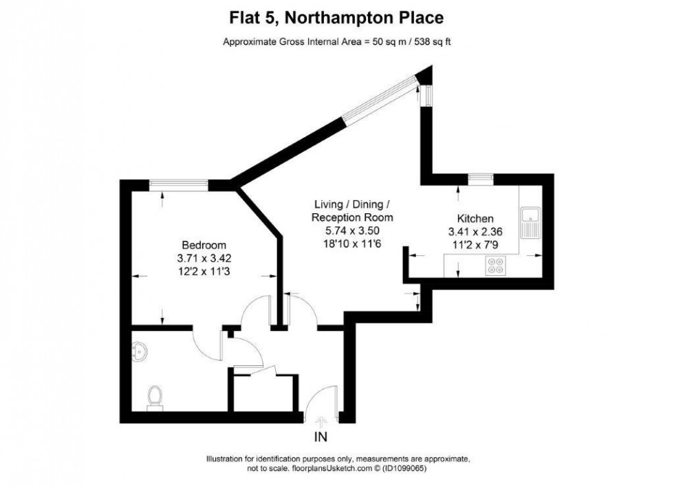 Floorplan for Slough, Berkshire, SL1