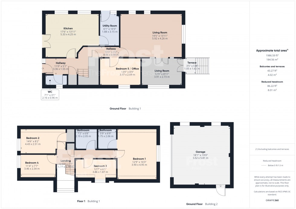 Floorplan for Chertsey Lane, Staines-Upon-Thames, TW18