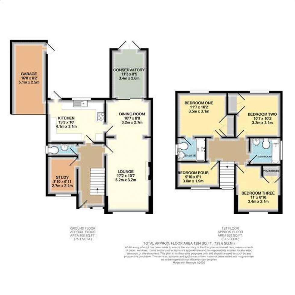 Floorplan for Staines-Upon-Thames, Middlesex, TW18