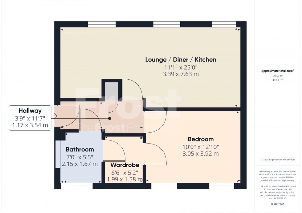 Floorplan for Bowes Road, Staines-Upon-Thames, TW18