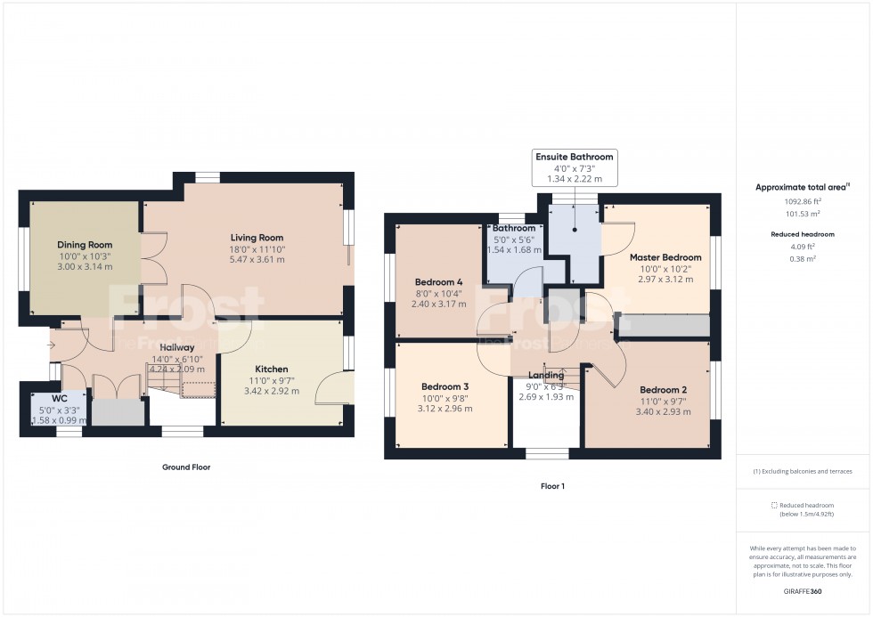 Floorplan for Staines-upon-Thames, Surrey, TW18