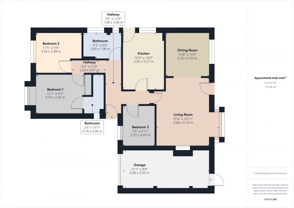 Floorplan for Staines-upon-Thames, Middlesex, TW18