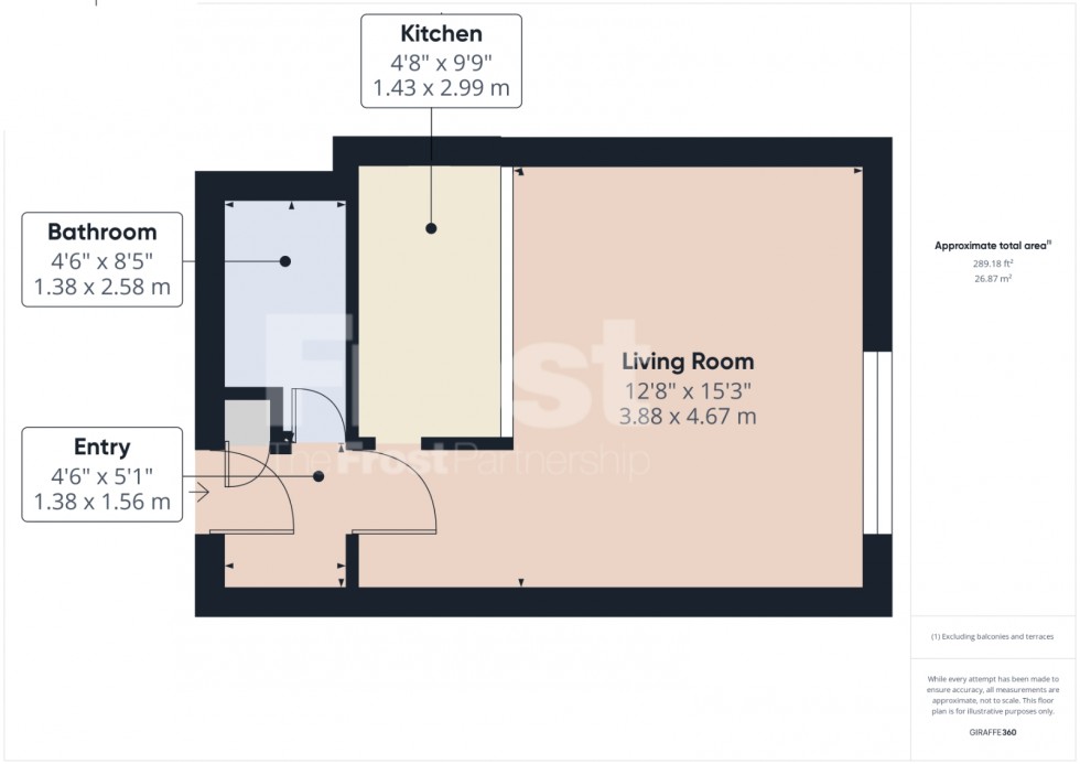 Floorplan for Stanwell, Middlesex, TW19