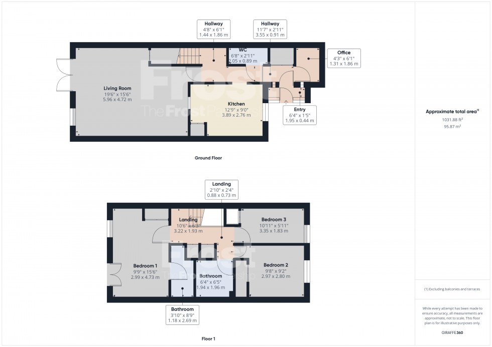 Floorplan for Staines-upon-Thames, Middlesex, TW18