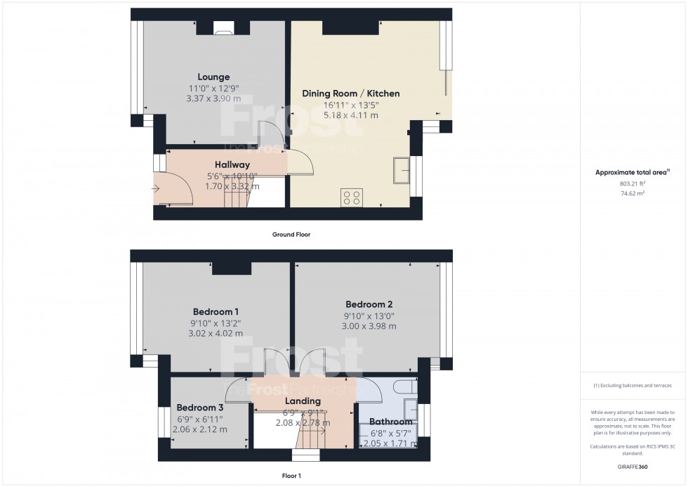 Floorplan for Staines-upon-Thames, Surrey, TW18