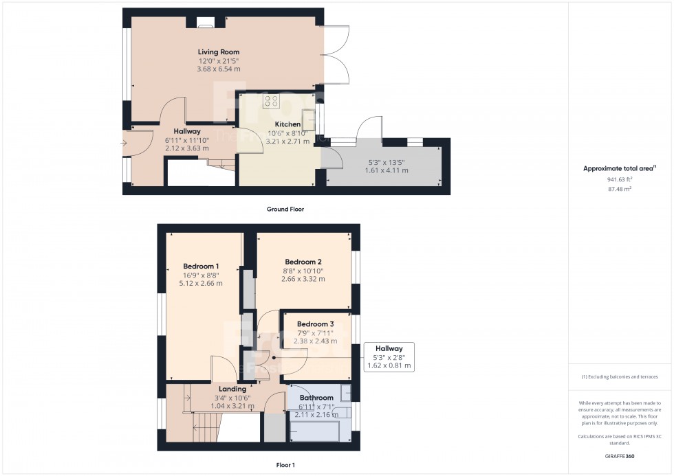 Floorplan for Sunbury-on-Thames, Surrey, TW16