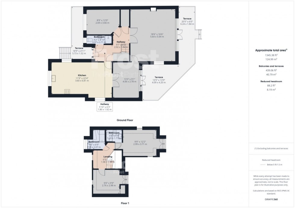 Floorplan for Staines-Upon-Thames, Middlesex, TW18