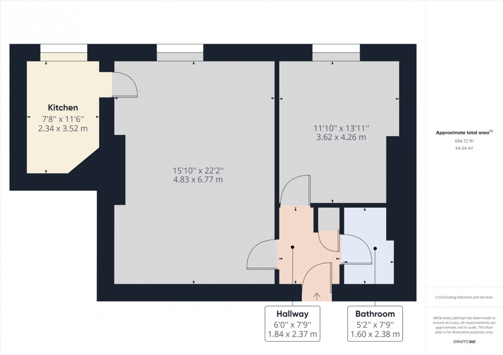 Floorplan for Laleham Park, Staines-upon-Thames, TW18