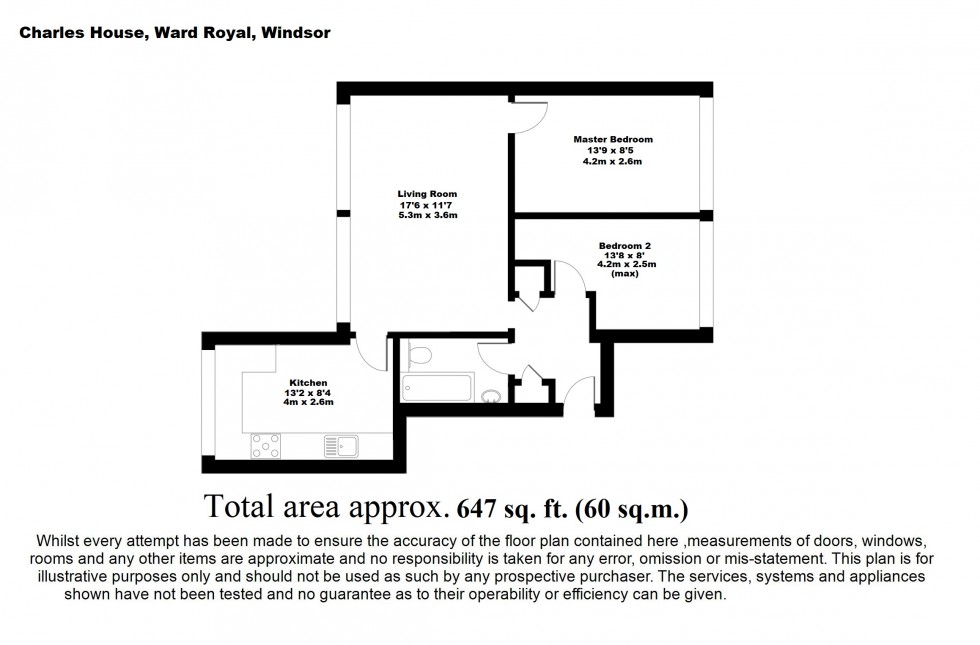 Floorplan for Ward Royal, Windsor, SL4