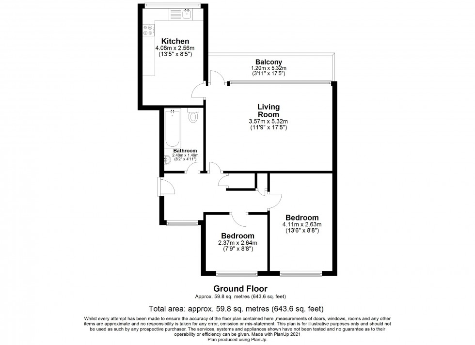 Floorplan for Ward Royal, Windsor, SL4