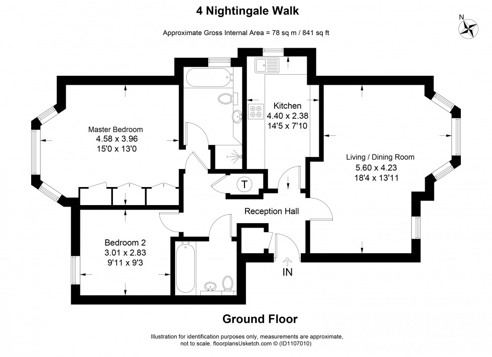 Floorplan for Windsor, Berkshire, SL4