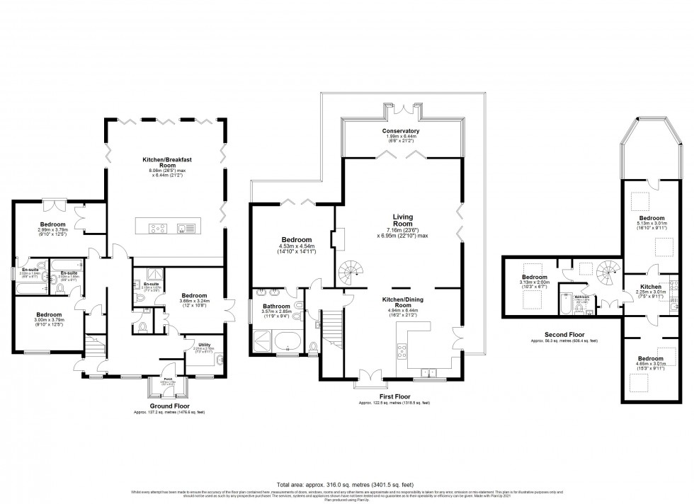 Floorplan for Old Windsor, Old Windsor, SL4