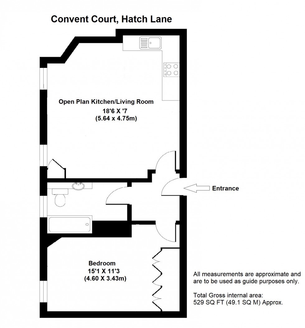 Floorplan for Hatch Lane, Windsor, SL4