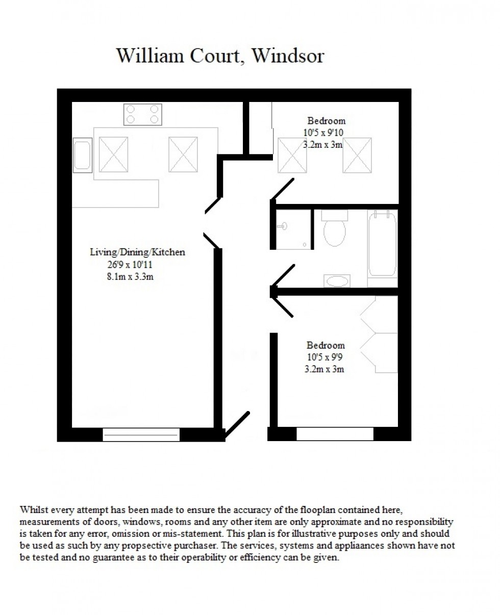 Floorplan for Dedworth Road, Windsor, SL4